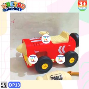 Mainan Mobil Retro Engineer Bongkar Pasang DP13