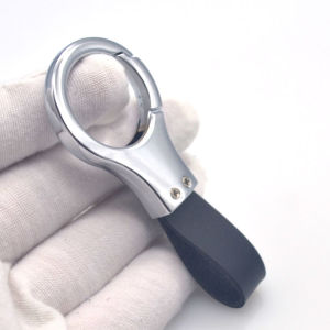 Móc Khóa Xe Hơi Bằng Da Nam Tính Sáng Tạo Đơn Giản Trang Trí Cá Nhân Hóa Vòng Khóa Xe Hơi Phụ Kiện Nội Thất Xe Hơi