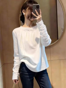 ZHILU | Elegant French Irregular Puff Sleeve T-shirt