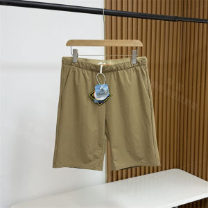 Mens Summer Thin Sporty Ice Silk Cooling Outdoor Casual Shorts Quick Dry Five-Quarter Length Straight Leg Youth Active Wear