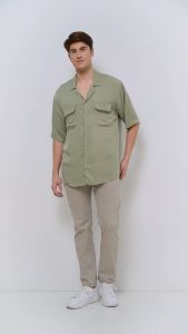 Toramen Kemeja Lengan Pendek Pria Rayan - Toraformen Atasan Pantai Casual Hawai Summer