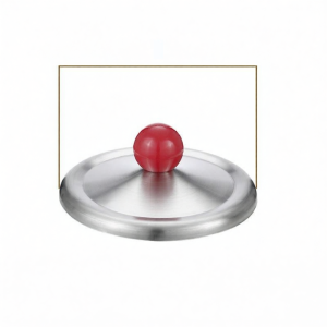 Nắp Ly Chống Bụi Inox với Tay Nắm Tròn Sáng Tạo