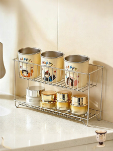 MODERN SWEETHOME | Stainless Steel Bathroom Organizer