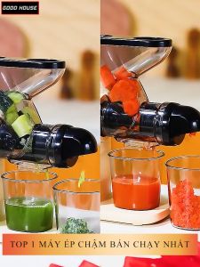 Máy ép hoa quả chậm làm kem CaChoo cao cấp công nghệ buồng xoáy cao cấp sử dụng và vệ sinh tiện lợi. Bảo hành 2 năm 7 ngày lỗi đổi mới.