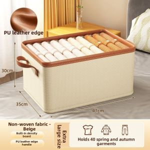 Foldable Clothes Drawer Box With Lid