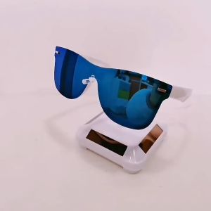 Fashion One-piece Colorful Sunglasses for Men Oversized Frame Windshield Shades