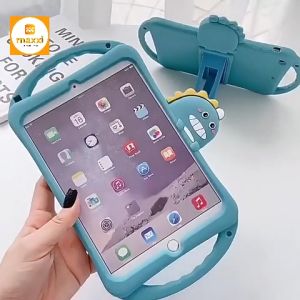 iPad Mini 6 8.3 inch 2021 Softcase Cartoon Dino Cute Case Standing Cover Strap Tali Kesing Sarung