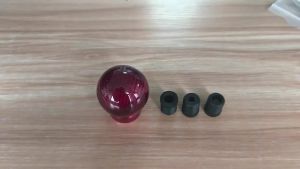JDM Style Universal Sphere Carbon Fiber Manual Gear Shift Knob With 3 Adapter for Most Car Decorations Classic
