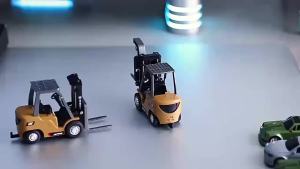 Đồ Chơi Xe Nâng Hợp Kim Điều Khiển Từ Xa Tỷ Lệ 1/64 Dành Cho Bé Trai Mô Hình Để Bàn Quà Tặng Kết Cấu Bằng Kim Loại