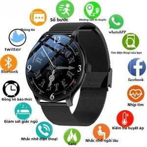 Đồng Hồ Thông Minh LXASFIT 2025 Dành Cho Nữ Theo Dõi Nhịp Tim Giấc Ngủ Sức Khỏe Đàm Thoại Bluetooth Đồng Hồ Thể Thao Tương Thích Với Android Và IOS