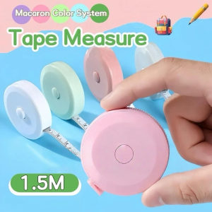 COD 1.5M Simple Household Automatic Retractable Measuring Tape Mini Soft Ruler Measuring Tailor