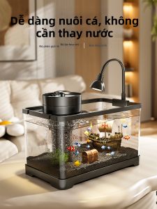 KUOTING | Bể Cá Để Bàn Tự Lọc và Cung Cấp Oxy