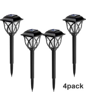 1-8 Pack Solar Yard Lights Bright Lawn Lights Outdoor Waterproof Led Solar Pathway Lights Landscape Path Lights