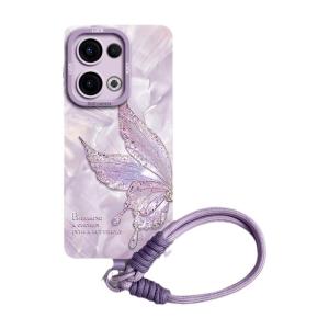 Ốp lưng GGUU cho Oppo Reno13 Pro bằng silicon hình bướm chống rơi bảo vệ toàn diện