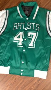 Jaket Varsity Nascar Vintage Pria Dewasa Keren Varsity Jacket Cowok Seagreen Printing Distro Terbaru