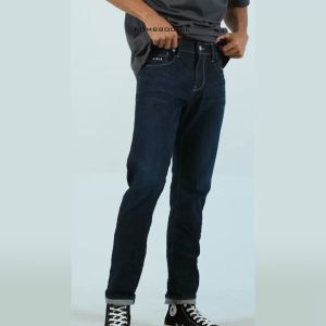 Bombboogie Celana Jeans Pria Slimfit J5 Series Dark Blue 43SJ5B3DL