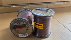 เอ็นตกปลา เอ็นเต็ม Maxima เอ็นเต็มแม็กซิม่า ( สีแดง ) เอ็นเต็มMaxima - Lazada
