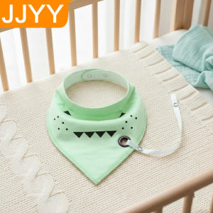 Waterproof Baby Bib with Pocket Pacifier Clip and Mess Free Drool Towel Triangle Design for Infants