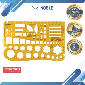 Isomars Landscape Template #6037 - 85 different symbols and shapes (24.8cm)