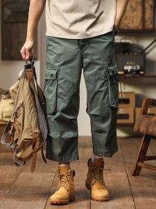 CHAFEI | Mens Summer Fashionable Loose Fit Casual Cargo Pants 3/4 Length