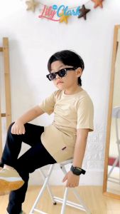Lily And Clark Celana Jeans Anak Laki-Laki Basic Warna Hitam JB03