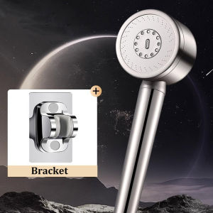 304 Stainless Steel Shower Nozzle Filter Booster Large Water Volume Handheld Household Universal Shower Head Set