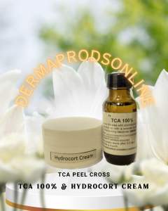 TCA 100% 15ml Solution Potent and Pure Cross with Hydrocort Cream for Scars Warts Acne