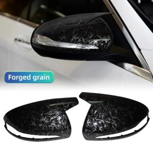 For Mercedes Benz C GLC S E Class W205 X253 W222 W213 W238 W253 2PCS Glossy Black Car Side Rearview Mirror Cover Caps Shell 