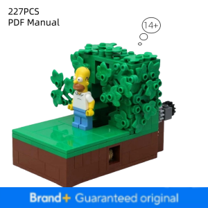 227PCS MOC Building Blocks Homer Carrying into Bush Technology Bricks Birthday Christmas Holiday DIY Gifts Adult Toys