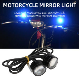 2PCS Motorcycle Eagle Eye Driving Lamp Universal Signal Light for Motorbike Scooter Modification Fog Lamp Rear Tail Light Moto
