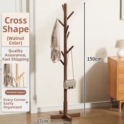 NIFENG | Indoor Wooden Coat Rack