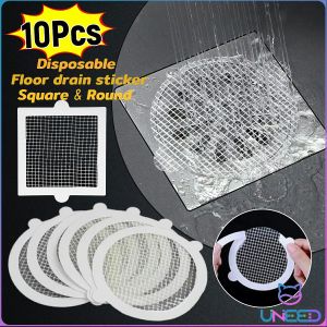 Need. 10Pcs/pack Disposable Floor Drain Sticker Bathroom Anti-blocking Kitchen Sink Strainers