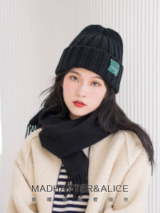 Thickened Plush Knitted Woolen Hat Womens Fashionable Autumn Winter Hat Warm Cozy Earflap Hat MadHatter&Alice Brand