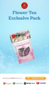 Mamacia Treats Teh Bunga Globe Amaranth Red Flower Tea (Exclusive Pack)