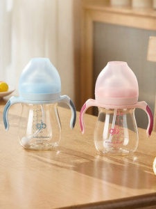 GB | Anti-Colic Wide Mouth with Handle Baby Bottle