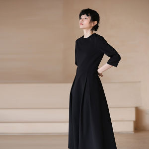 hacikis | Slim Fitting Elegant Autumn Dress