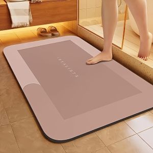 Thảm Tắm Chống Trượt Khô Nhanh VIKAMA Thảm Cao Su Bùn Tảo Diatom Thân Thiện Với Môi Trường Cho Phòng Tắm Vòi Sen Bồn Tắm Và Cửa Ra Vào Trang Trí Nhà Cửa