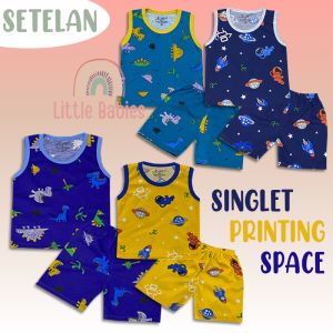 SETELAN BAJU ANAK COWOK 1-8 TAHUN \\\"SPACE SERIES\\\" / SETELAN BAJU ANAK