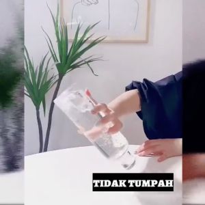 Botol minum 500ml & 750ml / botol transparan / botol olahraga / botol portable