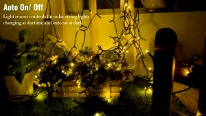 Lampu Hias Natal Terbaru 20 Meter 200 LED Tenaga Surya Solar Light Outdoor Lighting Christmas Fairy Lights 8 Modes String Light Lampu Hias Solar Waterproof