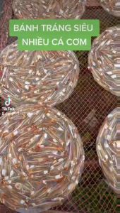 0.5kg Bánh tráng cá cơm than nướng chiên giòn đều tuyệt vị tự nhiên đặc sản Cà Mau- Vựa Khô Minh Triết