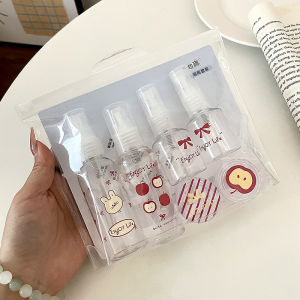 ชุดขวดตวงสุญญากาศแบบพกพาสำหรับเดินทางและเดินทางเพื่อธุรกิจ ใช้สำหรับแชมพู น้ำยาสบู่เหลว ความจุขนาดใหญ่มากกว่า 50 มล