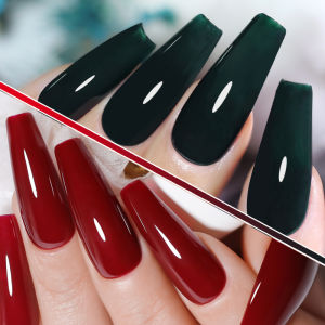 NAILCO Gel Nail Polish Red Color Nail Art Vernis Semi Permanent UV Gel Manicure Nail Ongle Top Coat Hema TPO Free 15ml Nail Gel