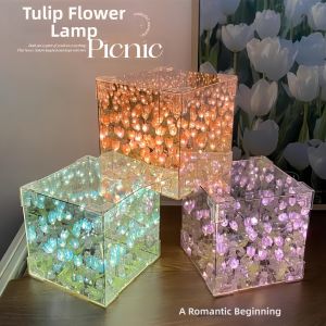 NAIFUNA | Handmade DIY Material Kit Tulip Cube Night Light couple gift