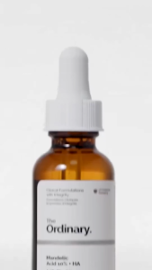 The Ordinary Mandelic Acid 10% + HA 30ml – Gentle AHA Exfoliating Serum for Texture Dullness & Uneven Tone