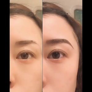 Pensil Alis Waterproof & Tahan Lama 2 in 1 Anti Air Putar Otomatis Eyebrow Pencil Dengan Sikat Alis