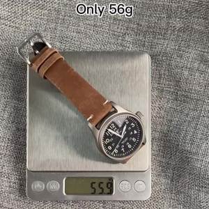 Tandorio Titanium Ultralight Dive 39mm Mens Pilot Watch Automatic Miyota 8215/PT5000 Movt AR Sapphire 20BAR Waterproof Luminous