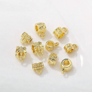 14K Gold Filled Round Spacer Tube Beads DIY Jewelry Pendant Supplies