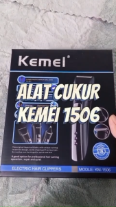 BISA COD | ALAT MESIN CUKUR JENGGOT KEMEI KM1506 HAIR CLIPPER KM-1506 ORI