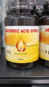 Ascorbic Acid Syrup / Vitamin C for Guinea Pigs 100ML